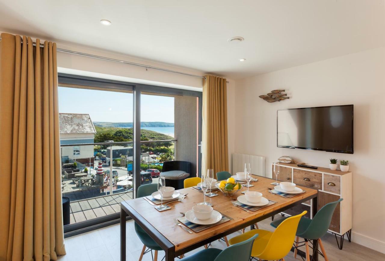 11 Woolacombe West - Luxury Apartment At Byron Woolacombe, Only 4 Minute Walk To Woolacombe Beach! Dış mekan fotoğraf